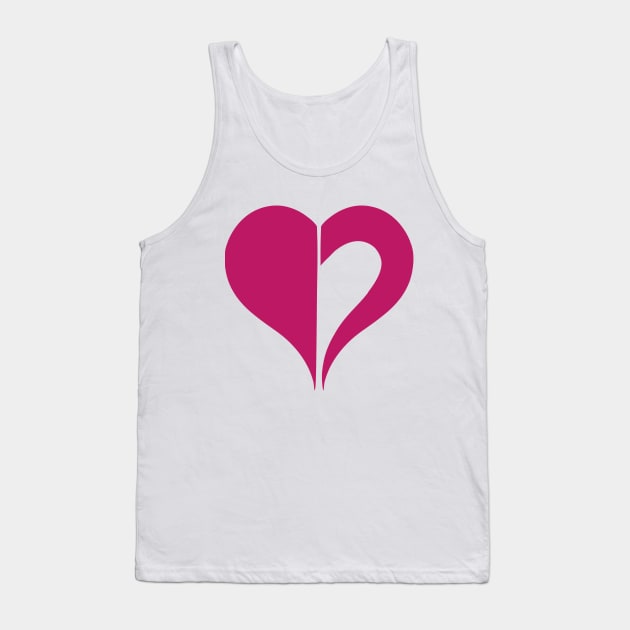 Homestuck Heart Aspect Symbol Tank Top by Frosty Zalo